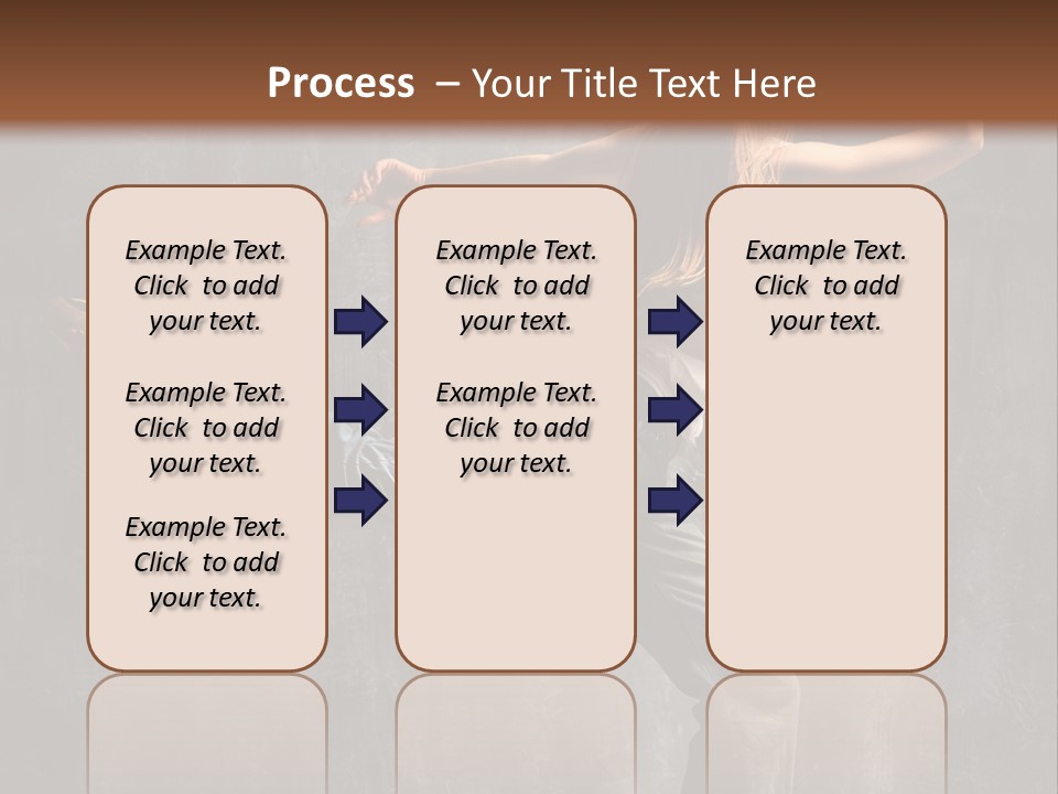 Gymnastic Hop Leap PowerPoint Template