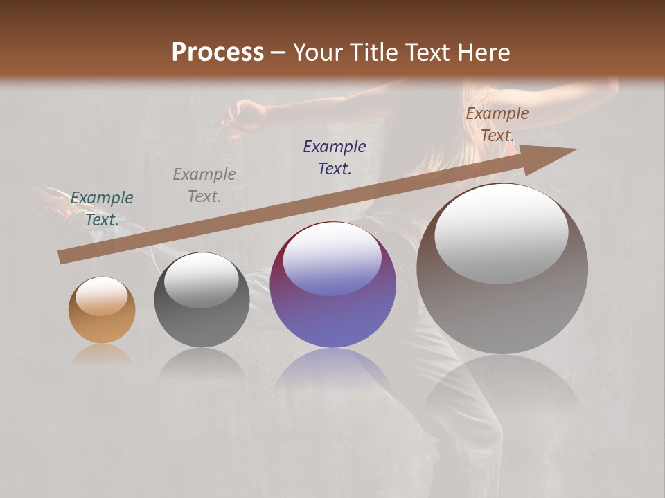 Gymnastic Hop Leap PowerPoint Template