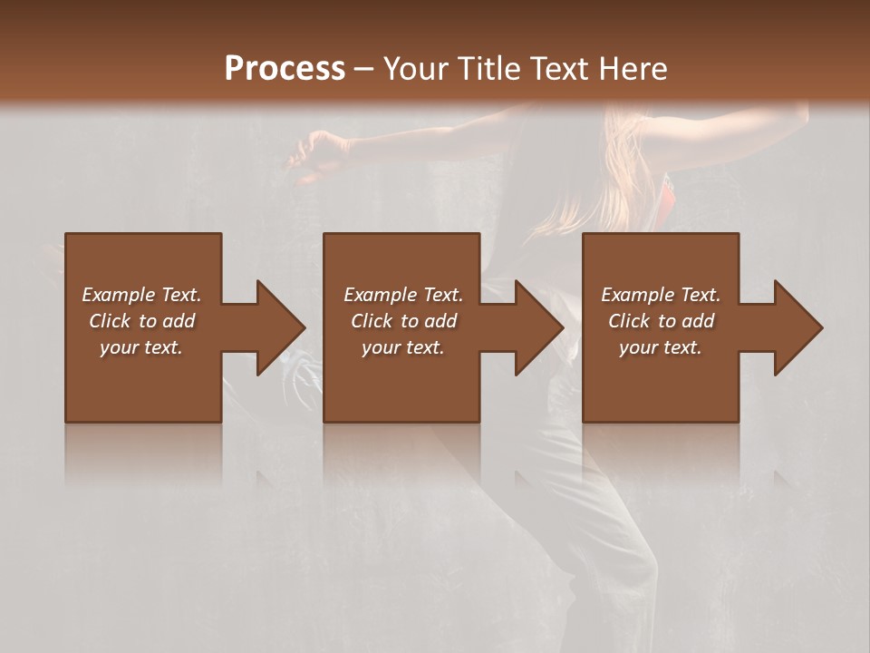 Gymnastic Hop Leap PowerPoint Template