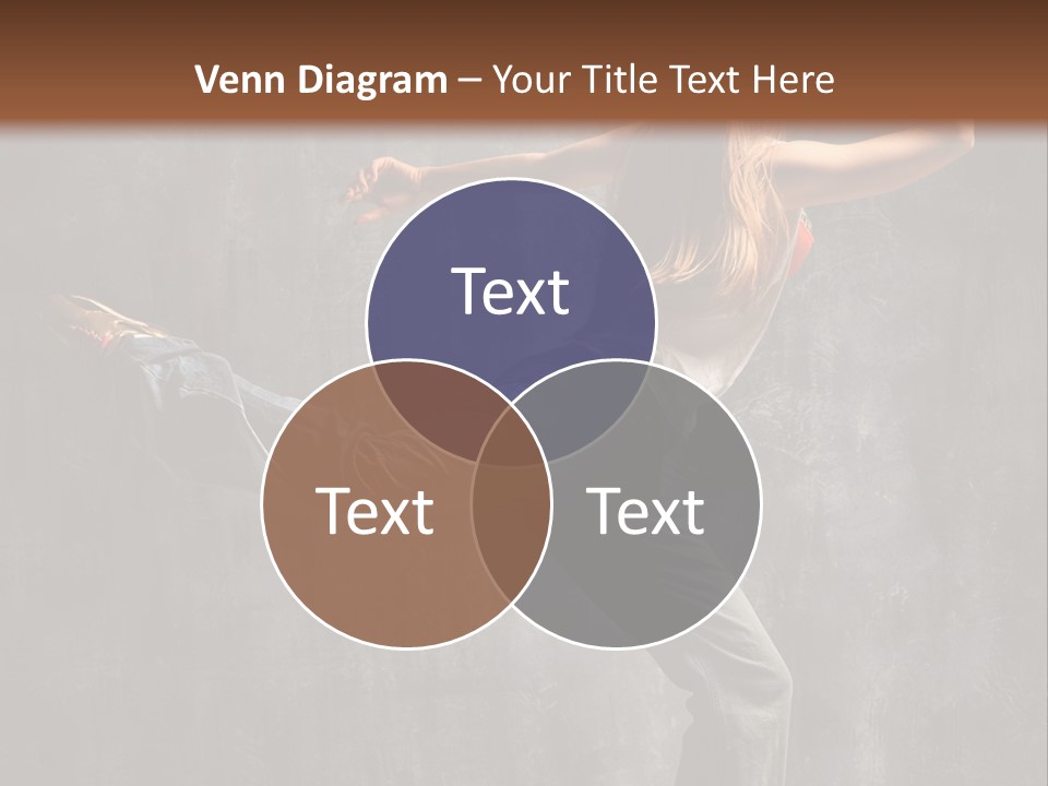 Gymnastic Hop Leap PowerPoint Template