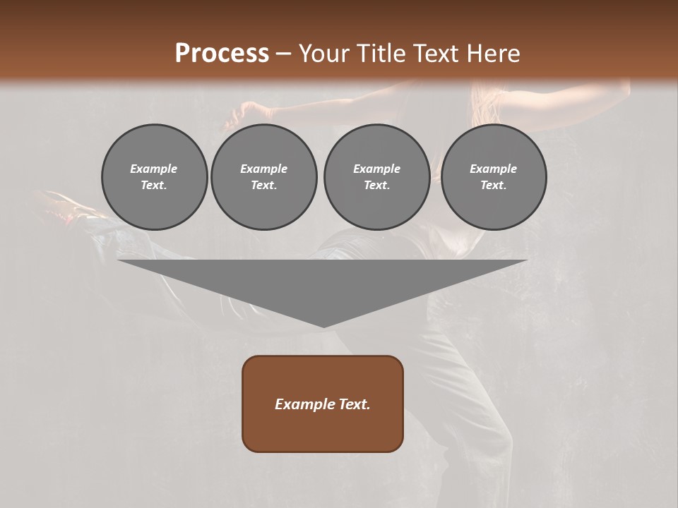 Gymnastic Hop Leap PowerPoint Template