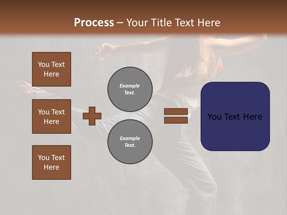 Gymnastic Hop Leap PowerPoint Template