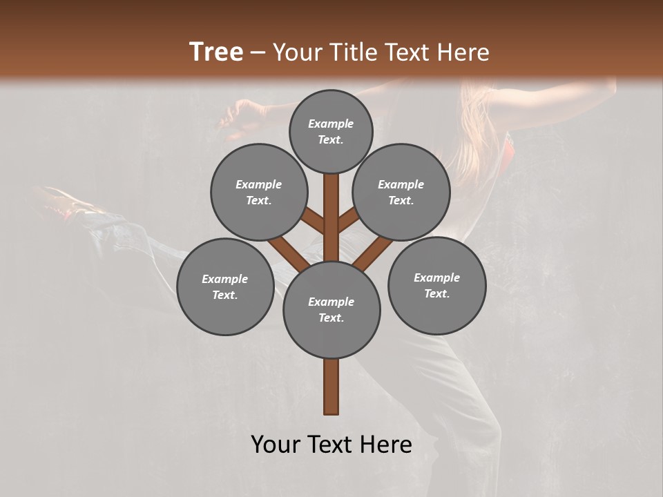 Gymnastic Hop Leap PowerPoint Template