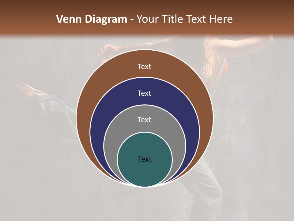 Gymnastic Hop Leap PowerPoint Template