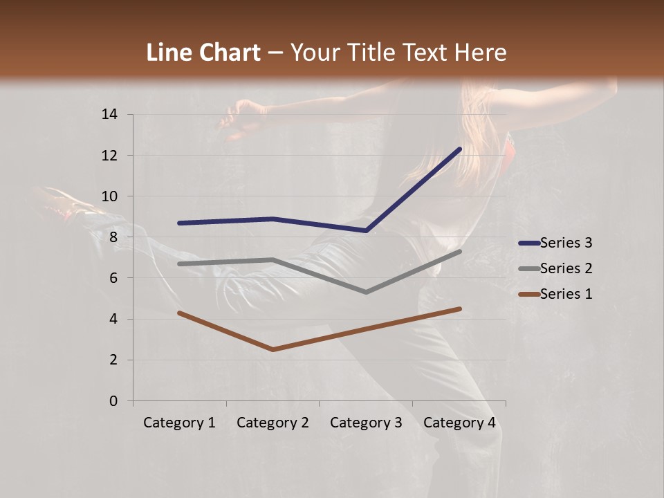 Gymnastic Hop Leap PowerPoint Template