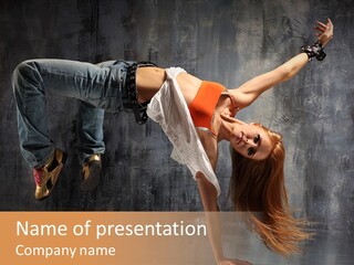 Hip Hop Dance Moves PowerPoint Template