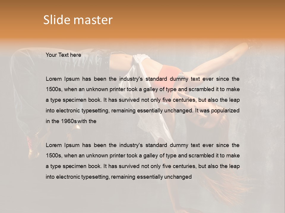 Hip Hop Dance Moves PowerPoint Template