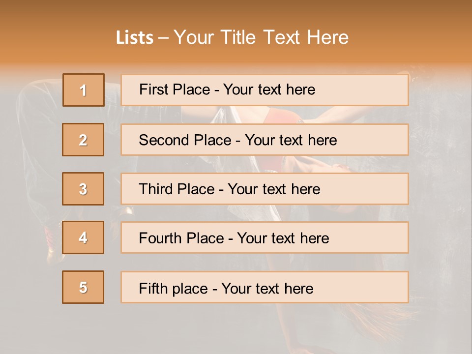 Hip Hop Dance Moves PowerPoint Template