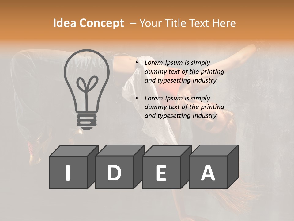 Hip Hop Dance Moves PowerPoint Template