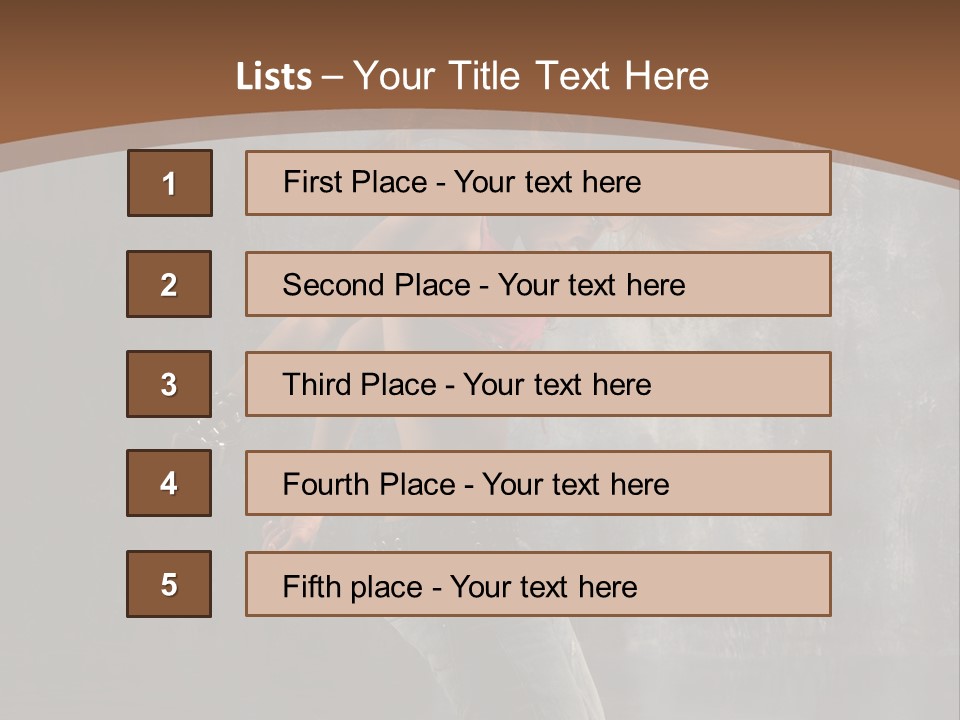 Galeries Pins PowerPoint Template