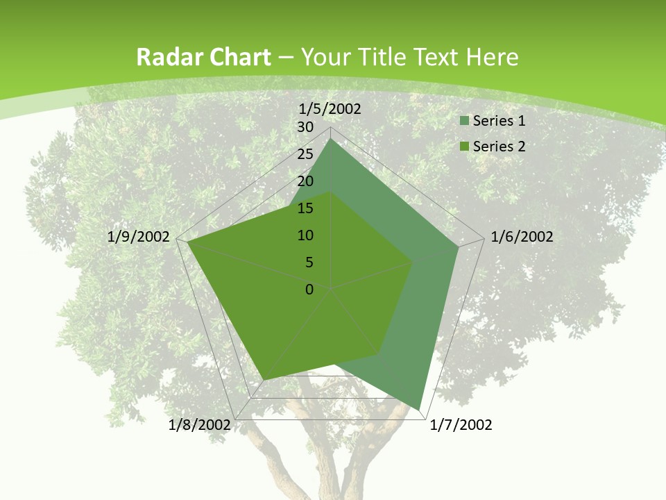 Tree White Background PowerPoint Template