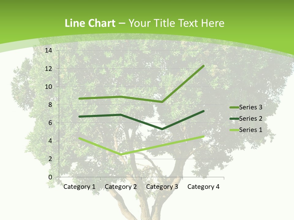 Tree White Background PowerPoint Template