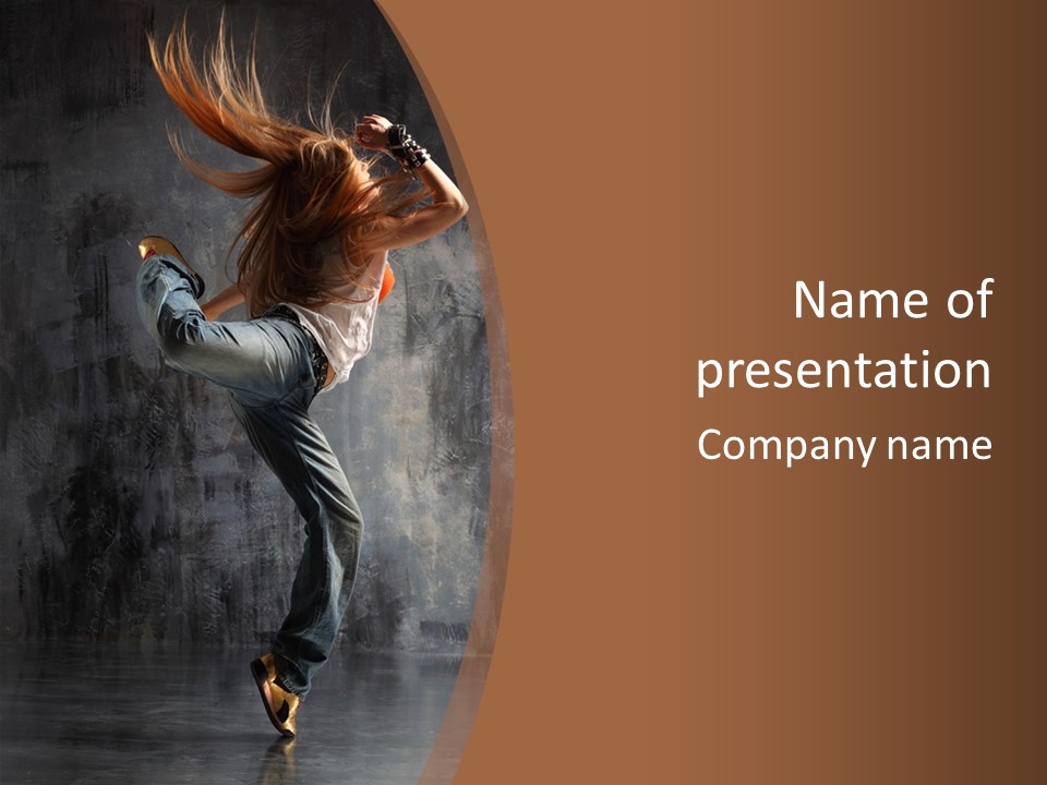 Dancer Alexander Yakovlev PowerPoint Template