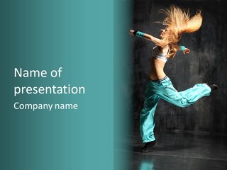 Danse Moderne PowerPoint Template