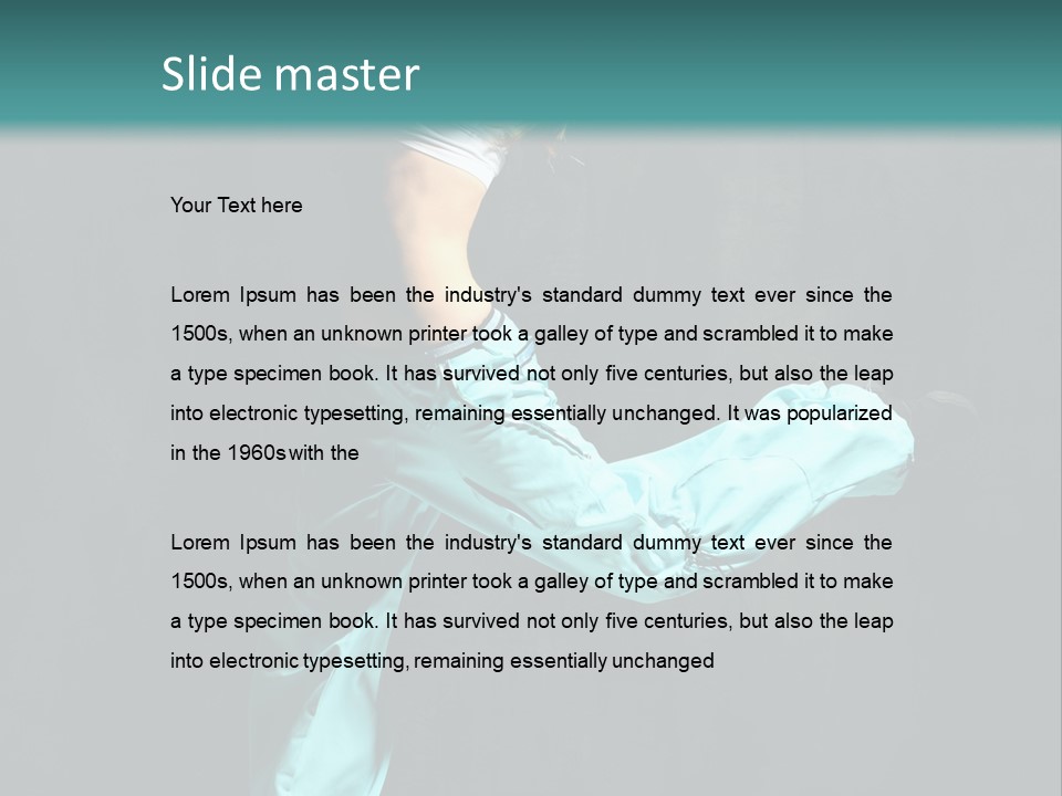 Danse Moderne PowerPoint Template