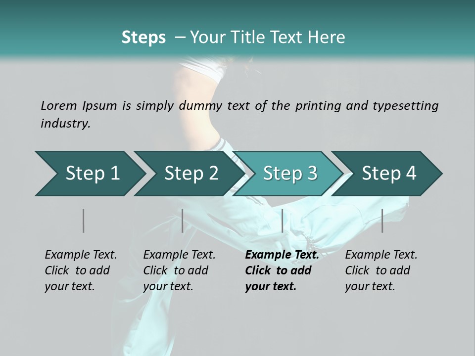 Danse Moderne PowerPoint Template