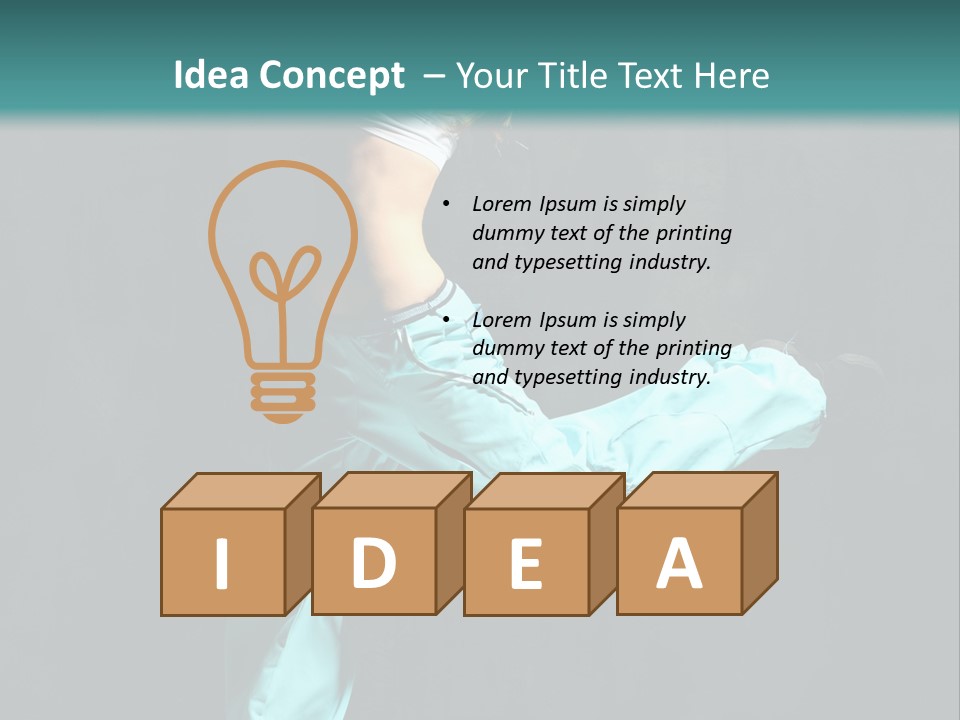 Danse Moderne PowerPoint Template