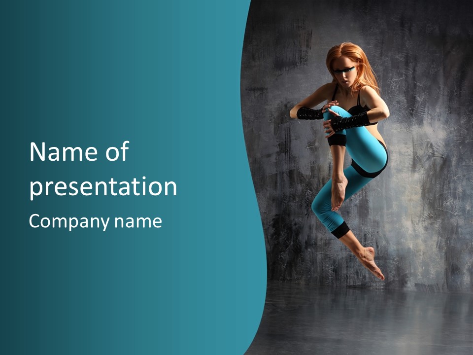 Exercise Agility Dance PowerPoint Template