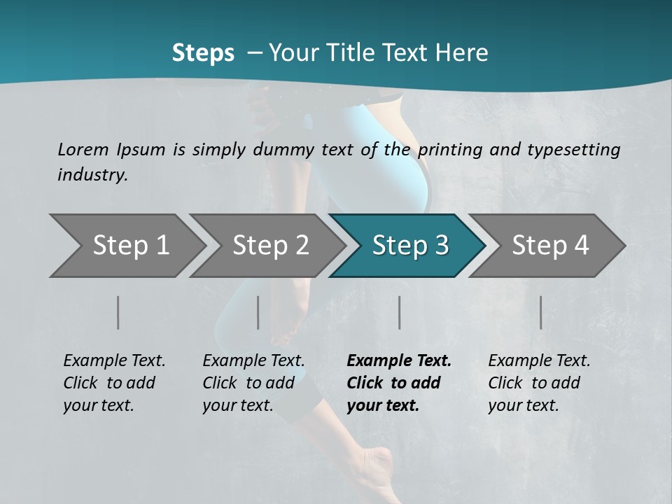 Exercise Agility Dance PowerPoint Template