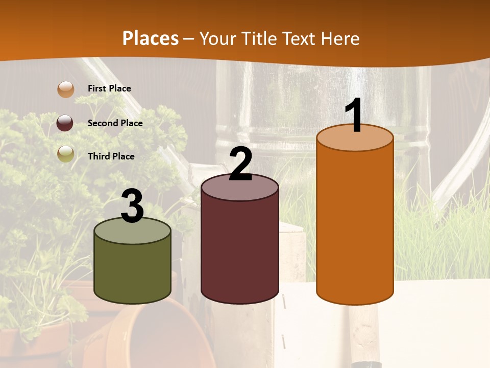 Potted Care Farm PowerPoint Template