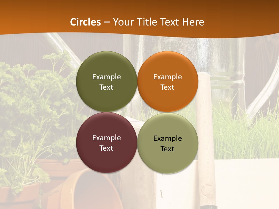 Potted Care Farm PowerPoint Template