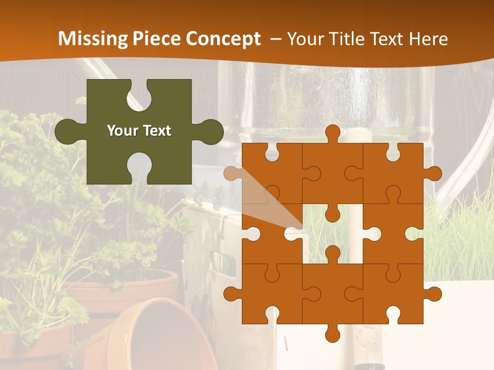 Potted Care Farm PowerPoint Template