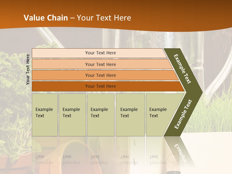 Potted Care Farm PowerPoint Template