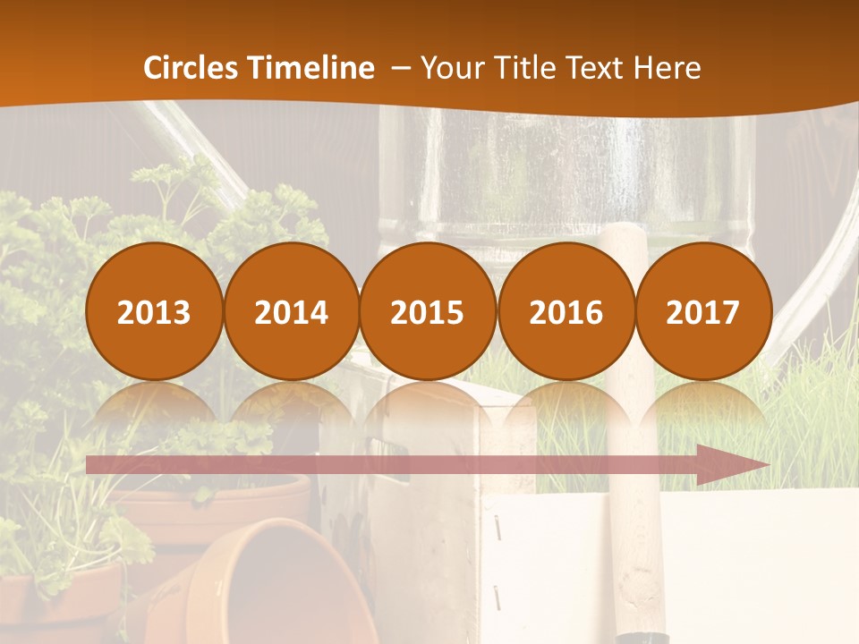 Potted Care Farm PowerPoint Template