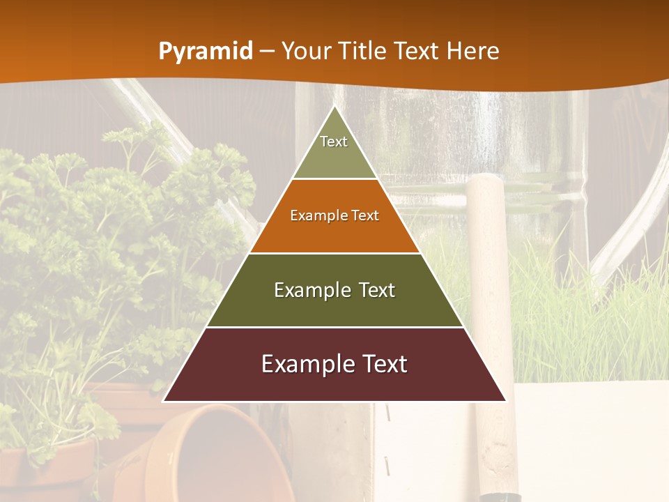 Potted Care Farm PowerPoint Template