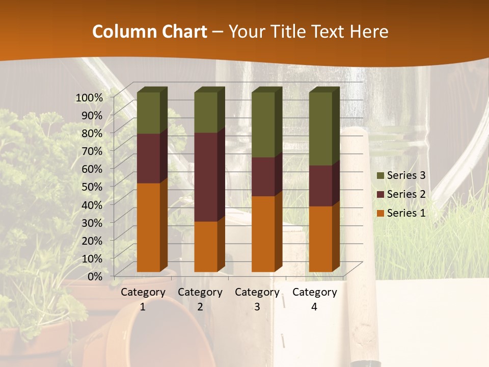 Potted Care Farm PowerPoint Template