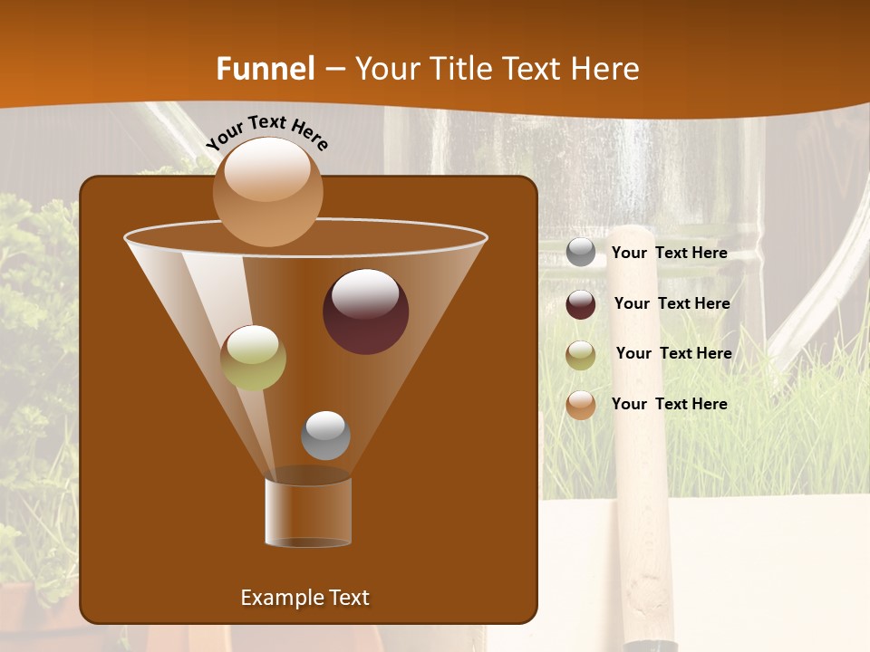 Potted Care Farm PowerPoint Template