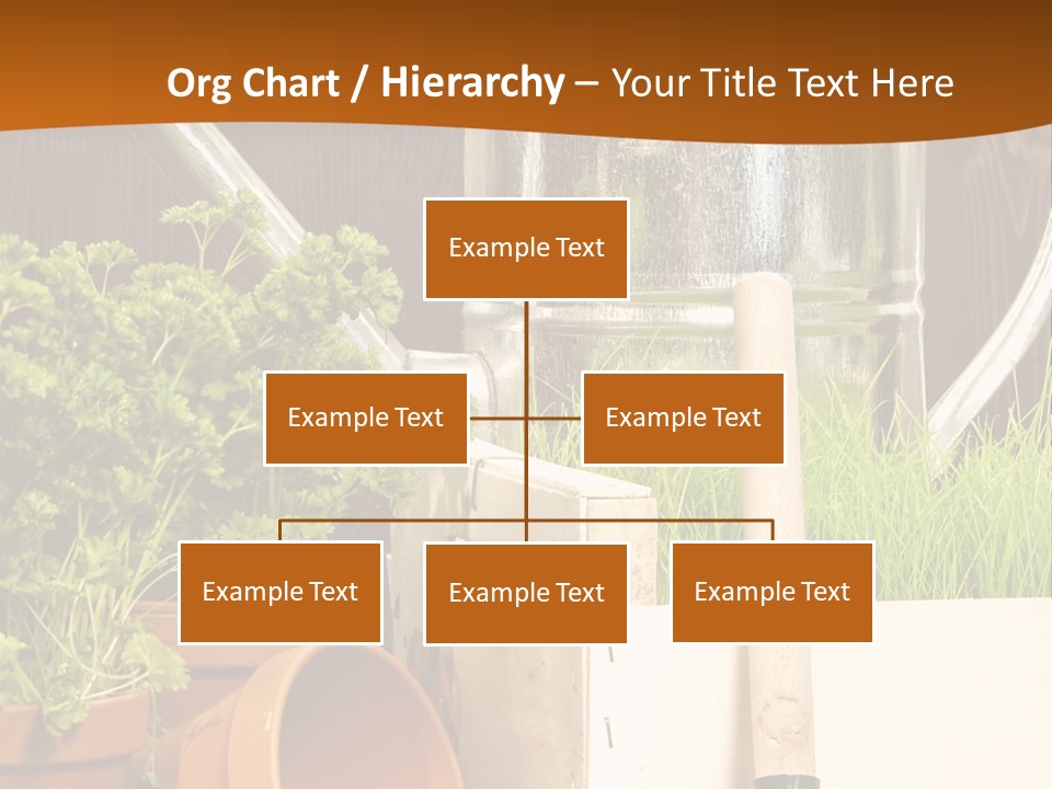 Potted Care Farm PowerPoint Template