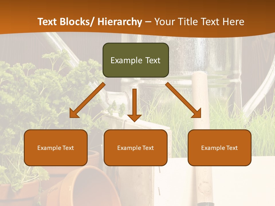 Potted Care Farm PowerPoint Template