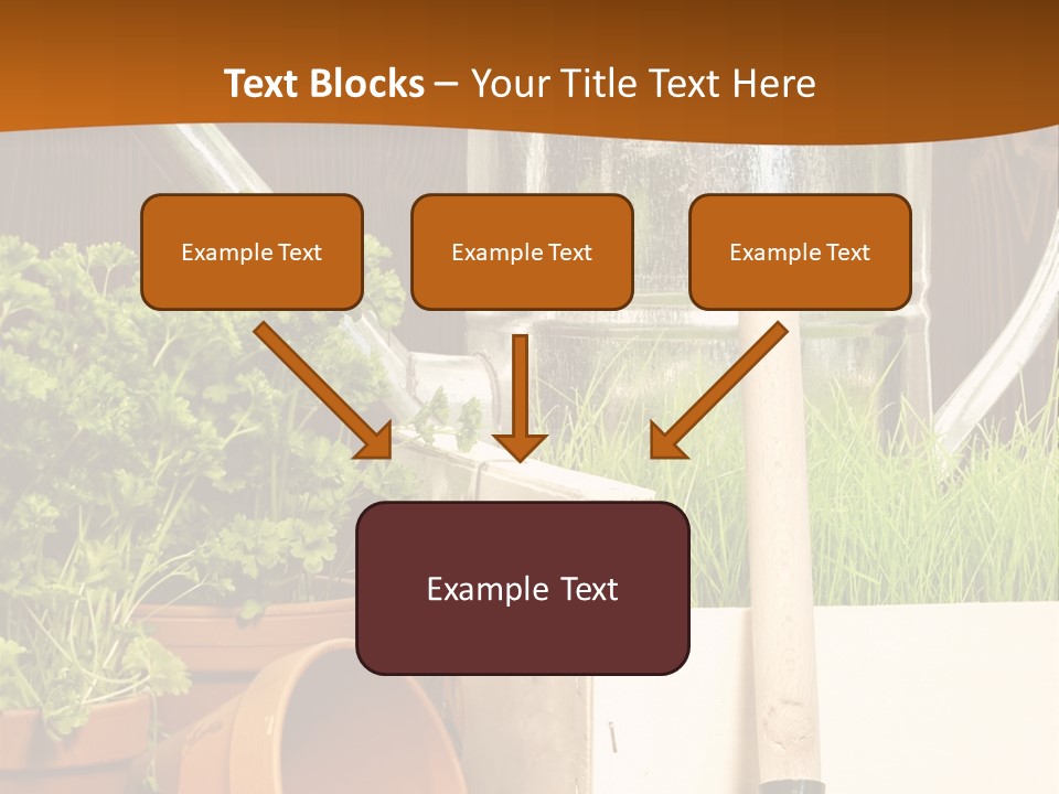 Potted Care Farm PowerPoint Template