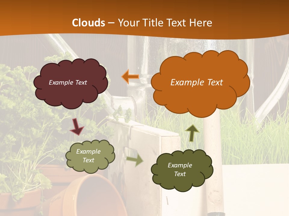 Potted Care Farm PowerPoint Template