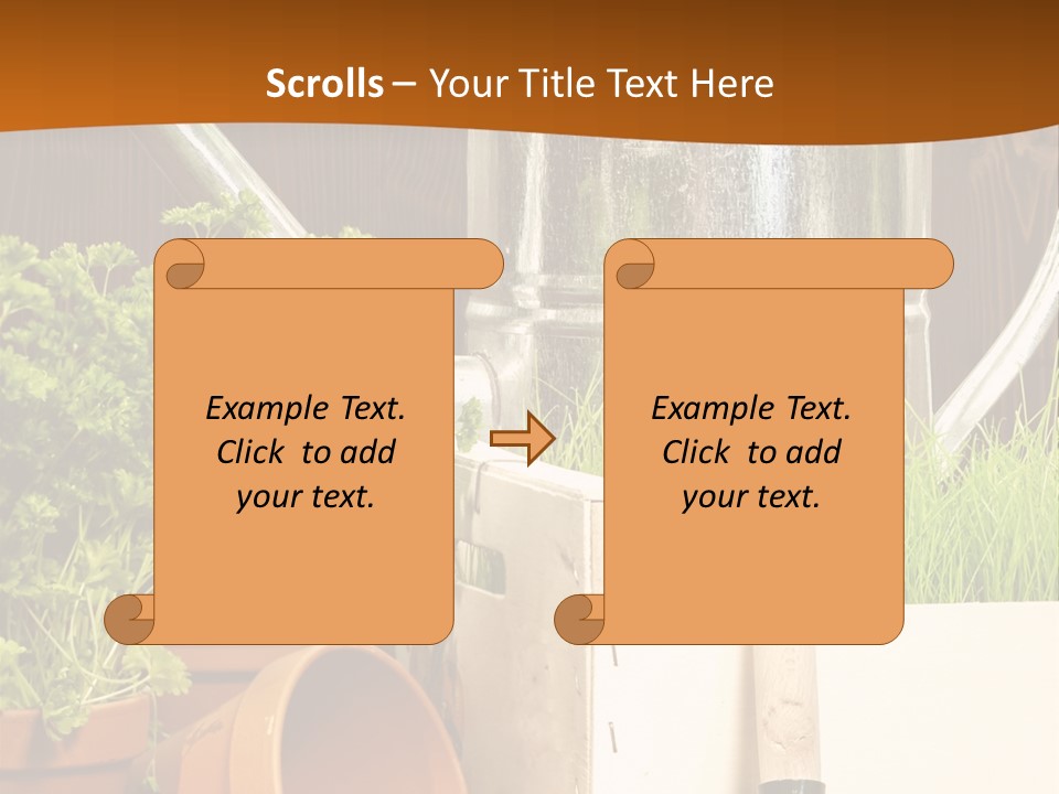 Potted Care Farm PowerPoint Template