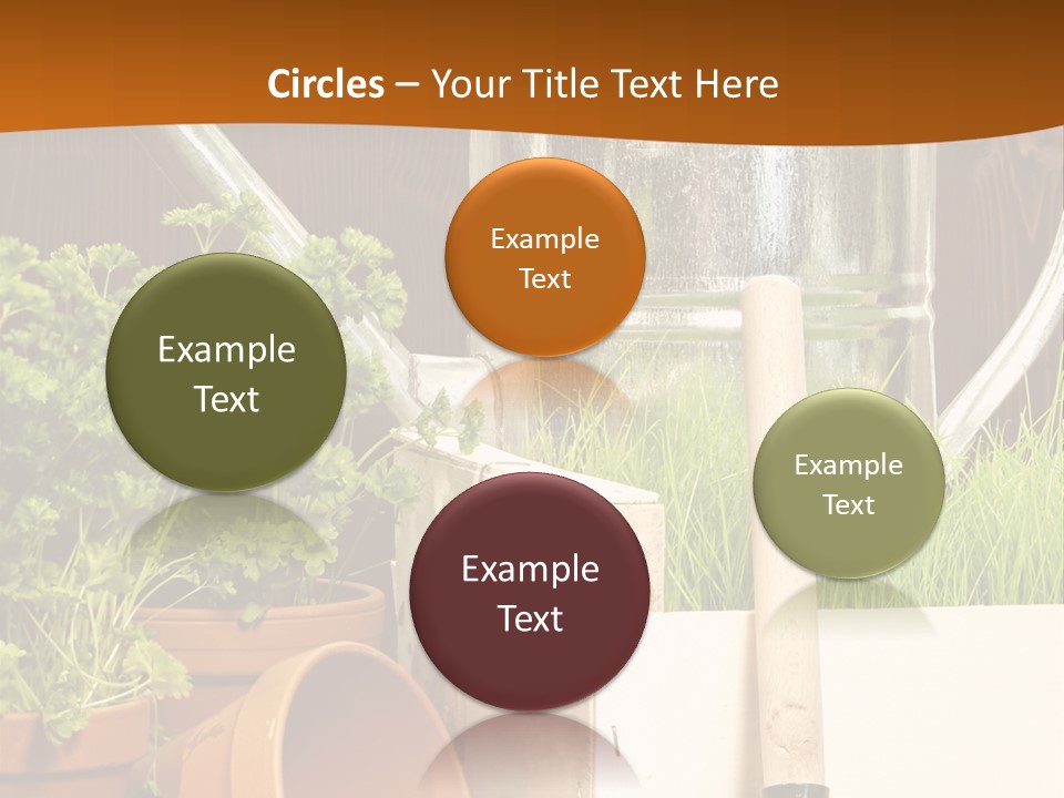 Potted Care Farm PowerPoint Template