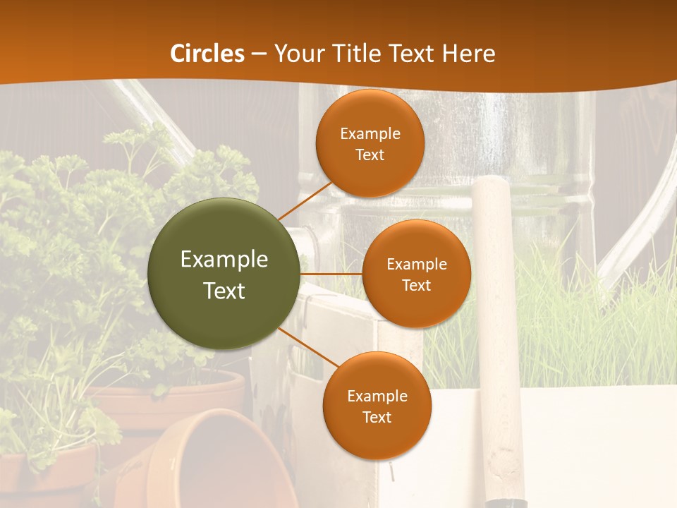 Potted Care Farm PowerPoint Template