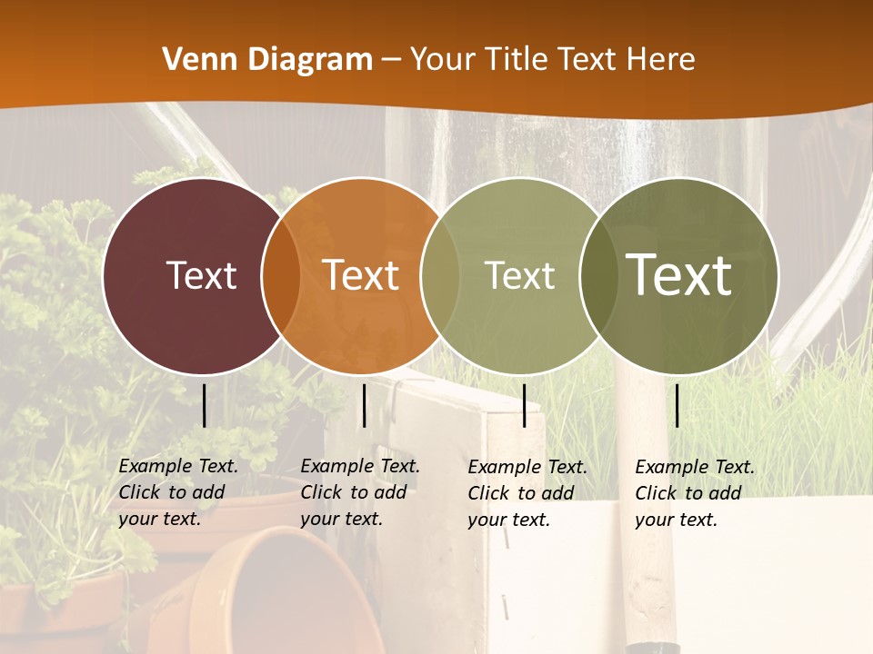 Potted Care Farm PowerPoint Template