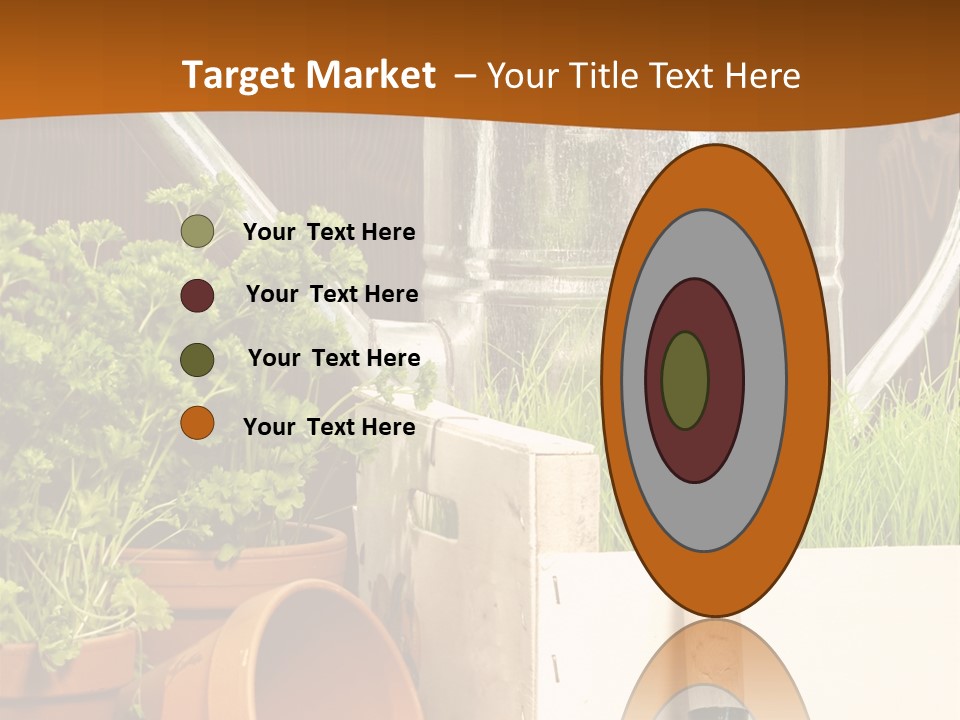 Potted Care Farm PowerPoint Template