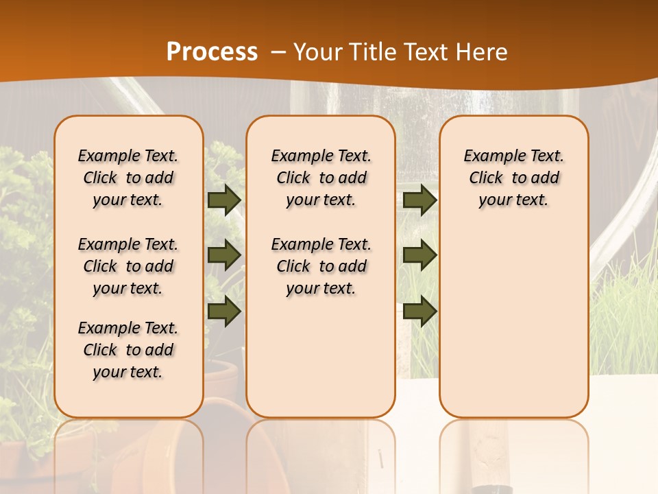 Potted Care Farm PowerPoint Template
