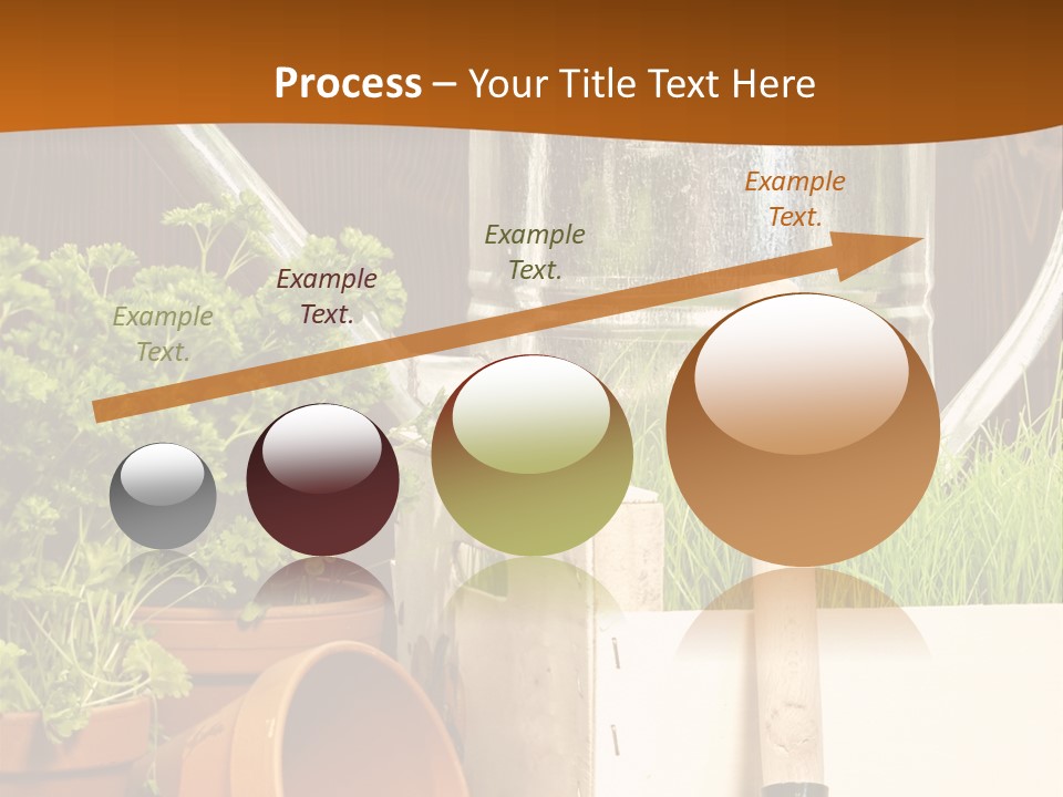 Potted Care Farm PowerPoint Template