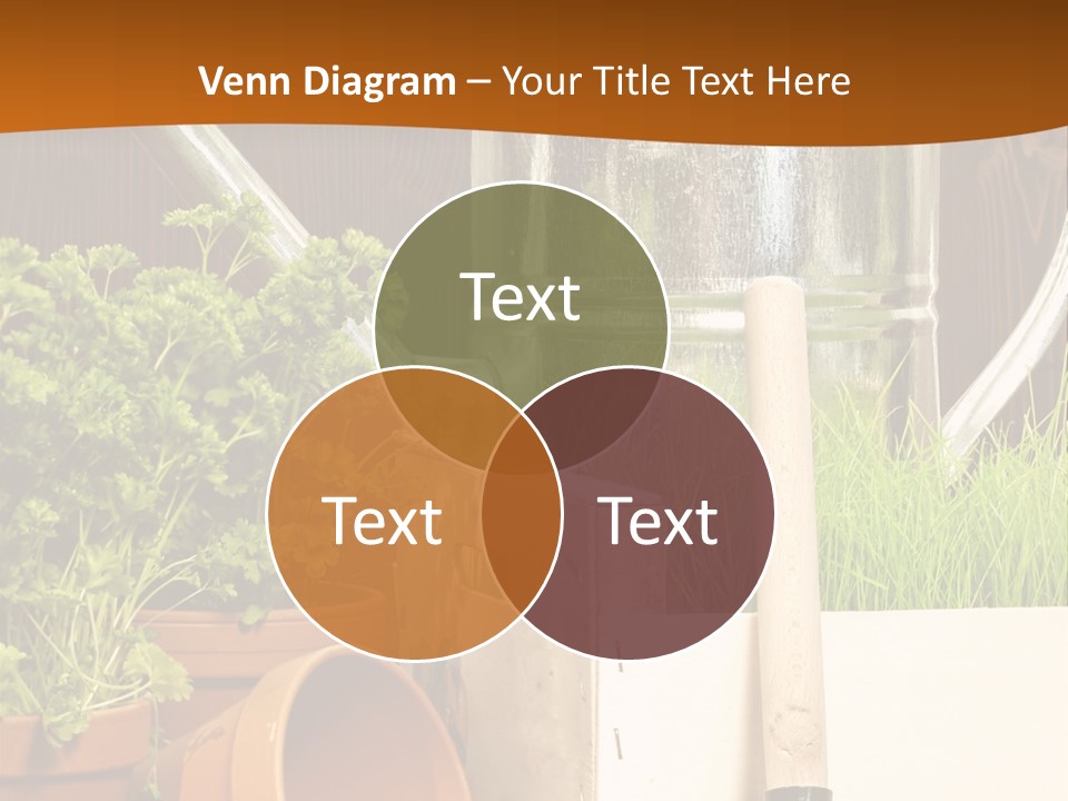Potted Care Farm PowerPoint Template