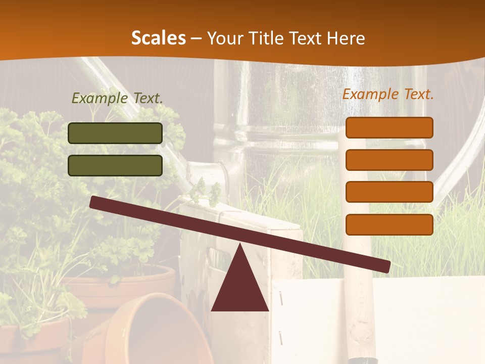 Potted Care Farm PowerPoint Template