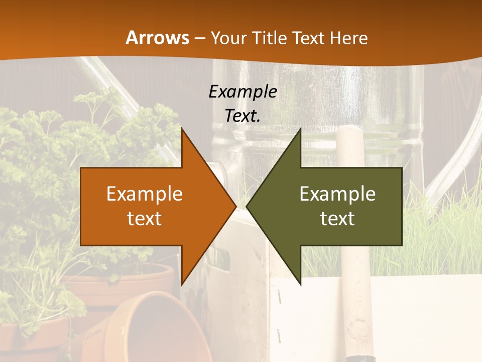 Potted Care Farm PowerPoint Template