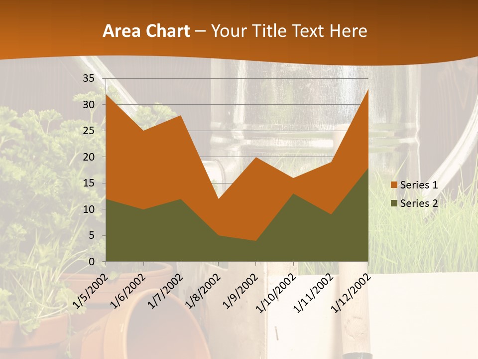 Potted Care Farm PowerPoint Template