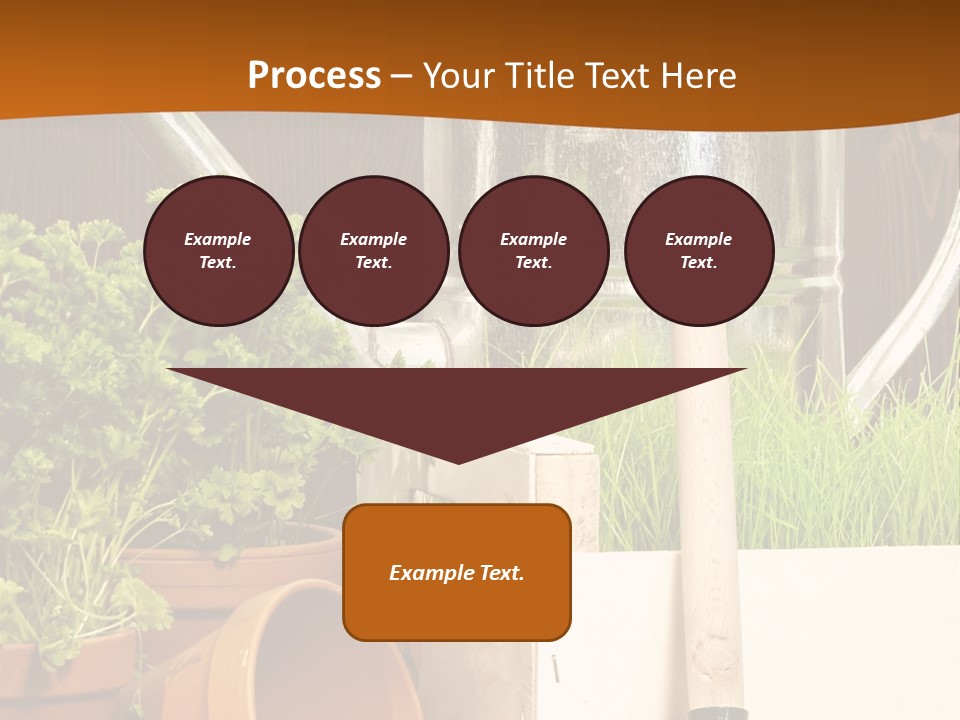Potted Care Farm PowerPoint Template