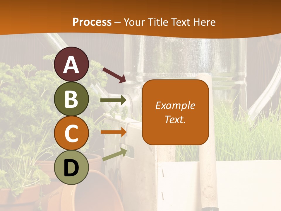 Potted Care Farm PowerPoint Template