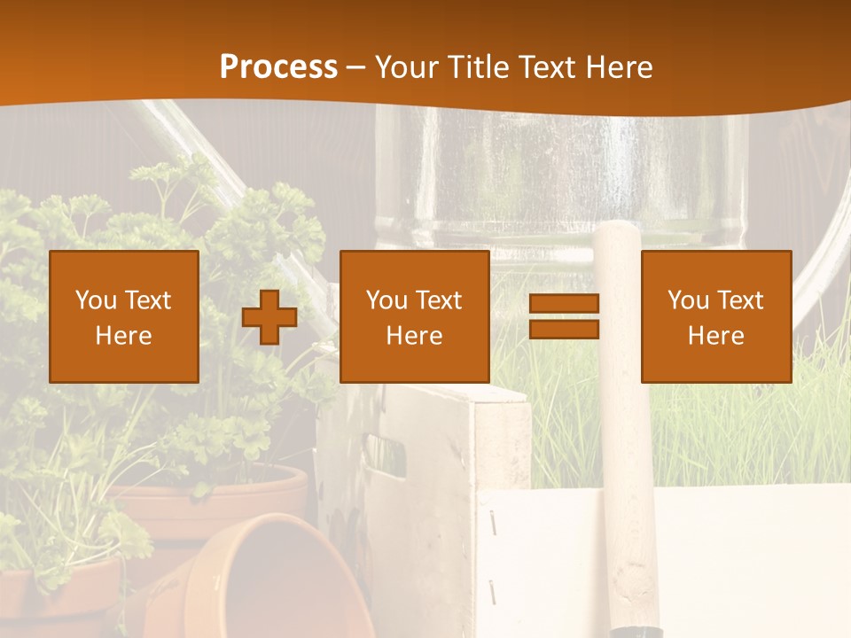 Potted Care Farm PowerPoint Template