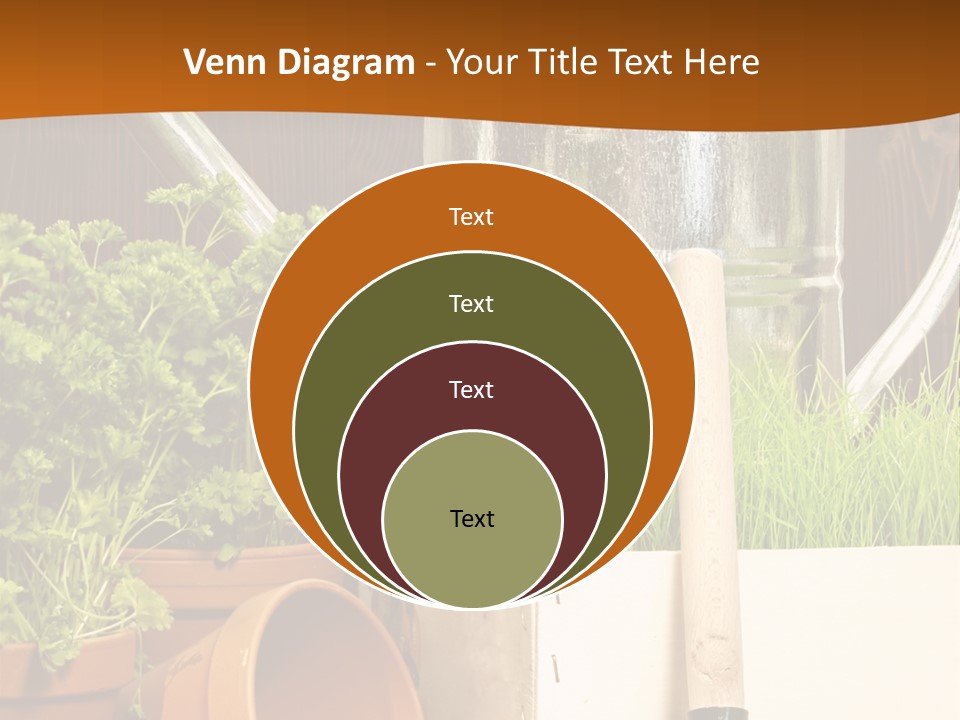 Potted Care Farm PowerPoint Template